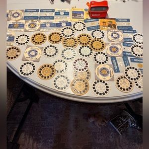 Vintage View Master Lot of over 50 American Mexico Travel Peewees Muppets reels